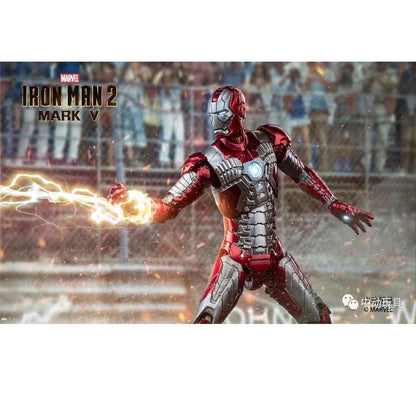 ZD Toys Ultimate Action Figure 1:10 Scale Iron Man Mark V – Marvel Studio Edition with Light‑Up Function - Jaiman Toys