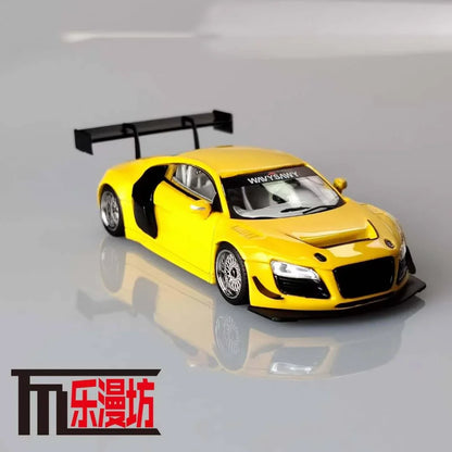 LMF 1:64 AUDI R8 LMS ULTRA YELLOW DIECAST CAR MODEL