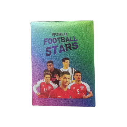 Football Super Stars Card Set – 55PCS Coloured Football Star Cards | English Limited Edition Collector’s League Cards Gift for Kids & Fans - 1 Piece - Jaiman Toys