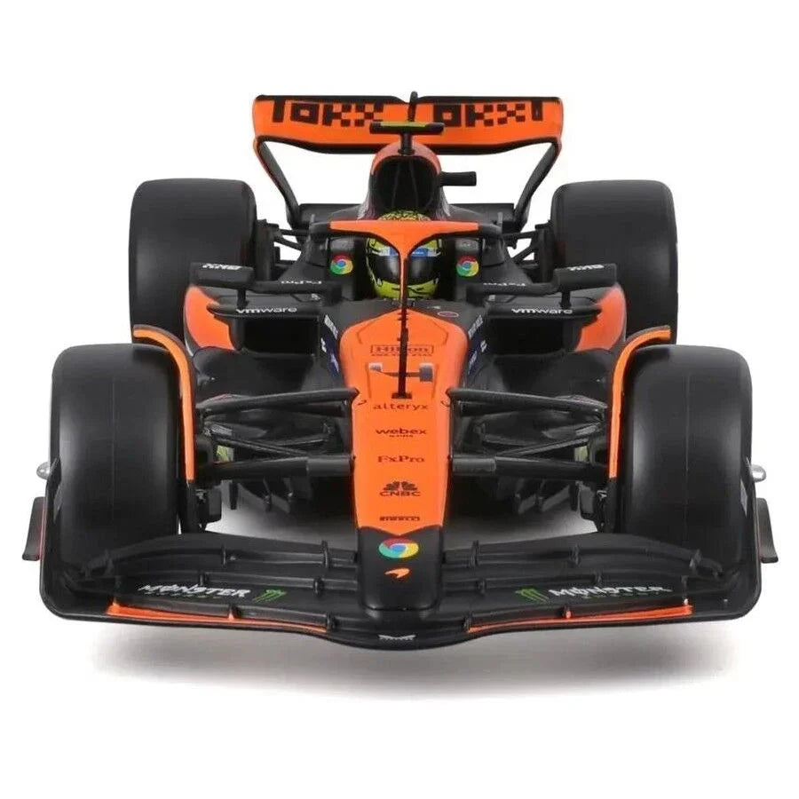 Bburago 1:24 McLaren MCL38 Miami GP 2024 – Lando Norris Diecast Model Car