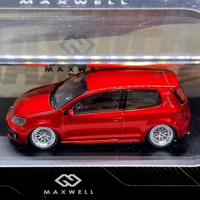 GOLF GTI MK6 Maxwell Red Diecast 1:64 Car Model - Jaiman Toys