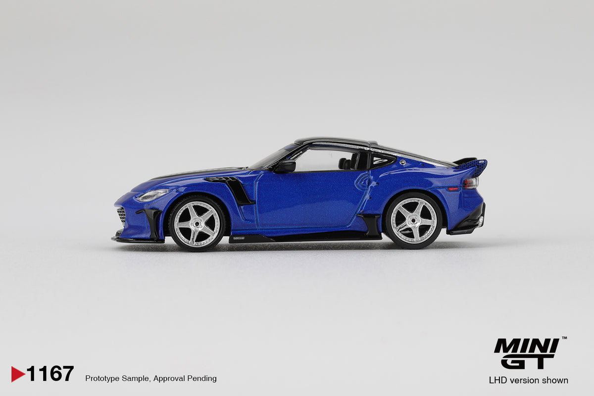 Minigt 1:64 Oracle Red Bull Racing RB19 #1 Max Verstappen 2023 F1 2023 Las Vegas GP Winner+Ford Puma Rally1 #16 M-Sport Ford WRT 2024 Rally Finland 3rd Place+Nissan Z VeilSide FFZ400 Seiran Blue+Lancia Stratos HF #4 1979 Spanish Rally Champion
