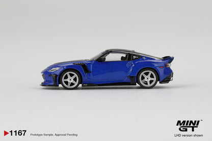 Minigt 1:64 Oracle Red Bull Racing RB19 #1 Max Verstappen 2023 F1 2023 Las Vegas GP Winner+Ford Puma Rally1 #16 M-Sport Ford WRT 2024 Rally Finland 3rd Place+Nissan Z VeilSide FFZ400 Seiran Blue+Lancia Stratos HF #4 1979 Spanish Rally Champion