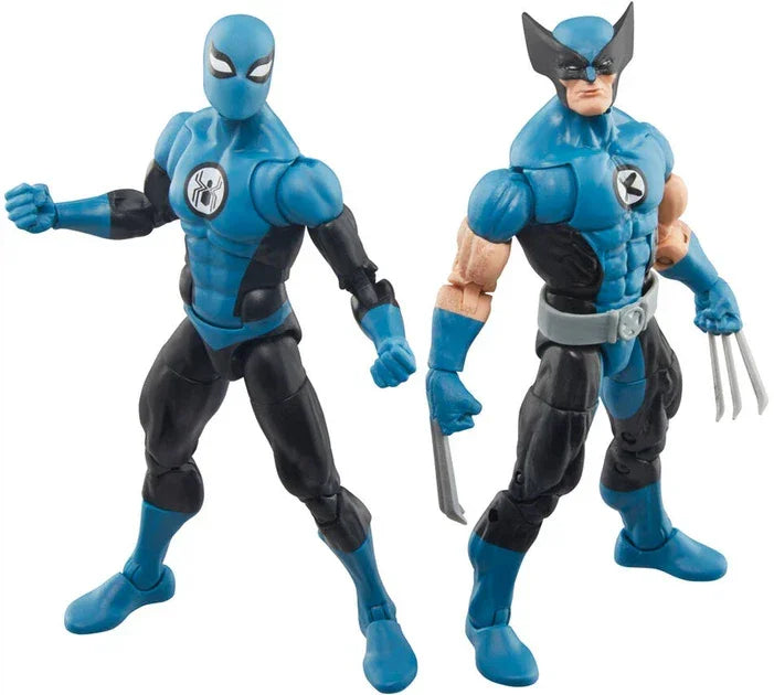 Hasbro Marvel Legends Fantastic Four Wolverine & Spider-Man Action Figures 2-Pack | 6-Inch Collectibles