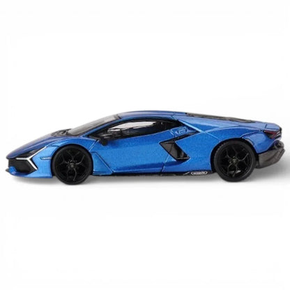 Mini GT 1:64 Lamborghini Revuelto Blu Eleos | MiJo Exclusives #748 | Limited Edition Diecast (Blister Pack)