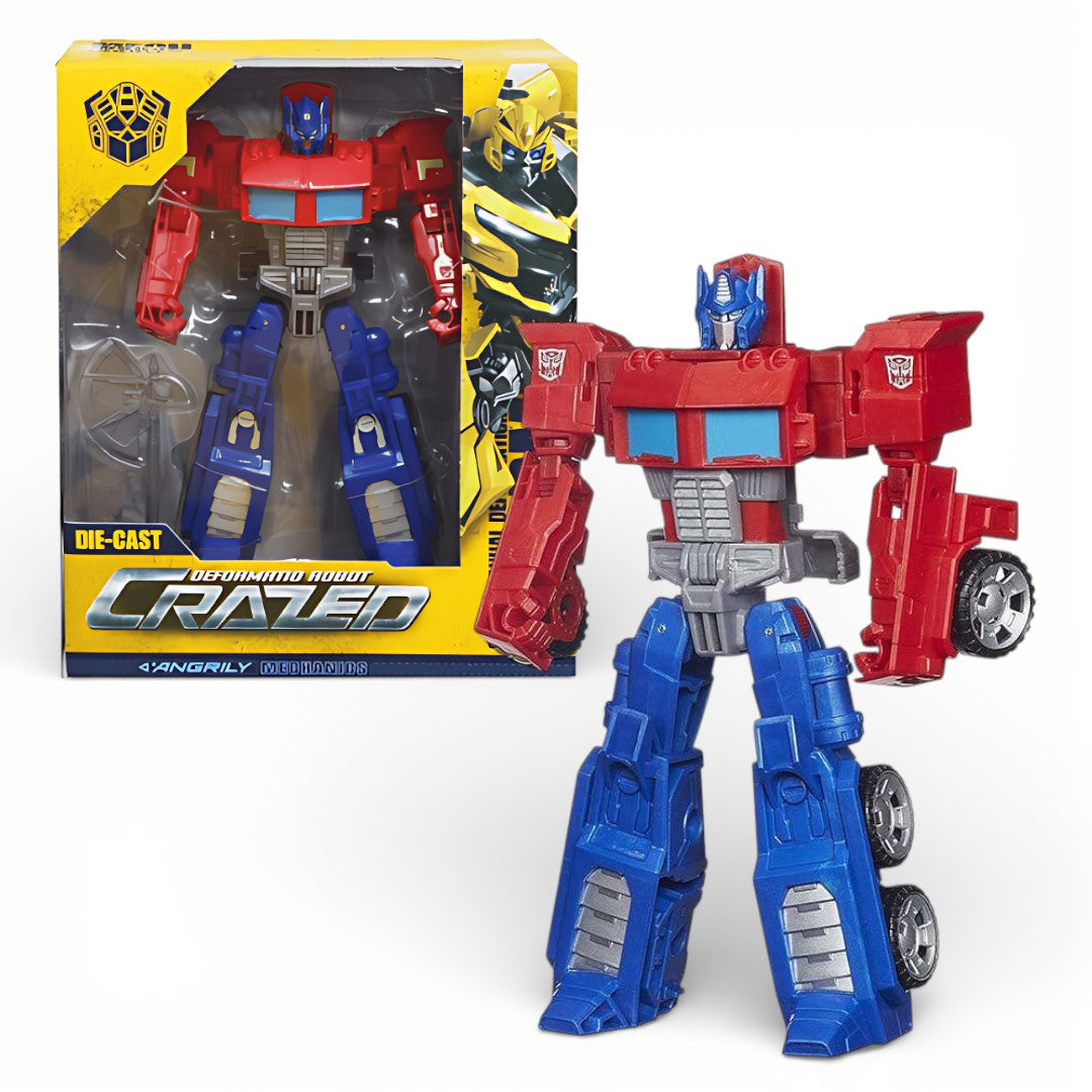 Mecha Crazed 1/10 Scale Robot Transforming Action Figure | Deformation Transforming  Toy For Kids