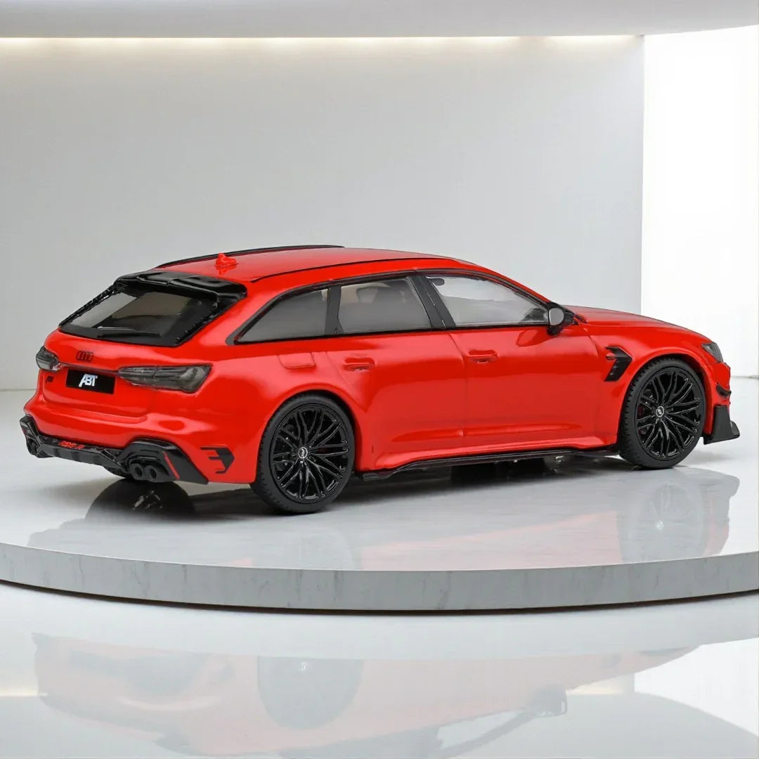 Solido 1/43 - Audi RS6-R ABT Avant (C8) Ibis White 2022 Diecast Scale model car