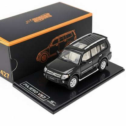 SHADOW PRO 1:64 Pajero V97 – Black | Premium Diecast SUV Model