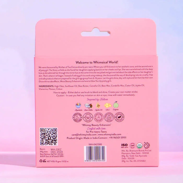 Whimsy Essential Care Lip Balms - Pack of 3 - Jaiman Toys