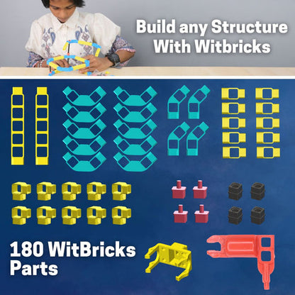 Witblox Sound Sensor Kit | 6-in-1 STEM Toy for Kids 8+ | Clap to Switch On & Off DIY Robot