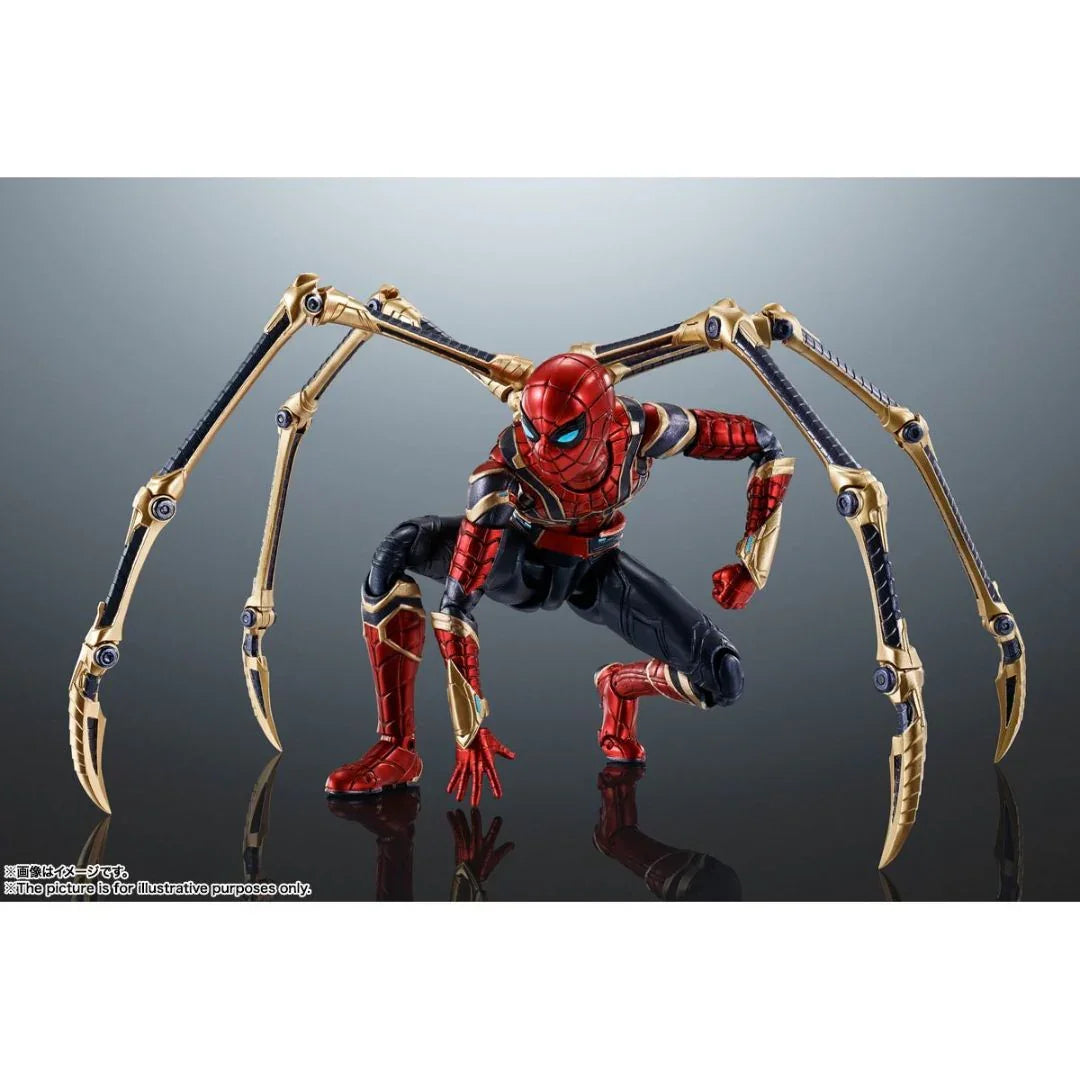 Iron Spider (No Way Home) 5.9-Inch Figure by S.H.Figuarts Tamashii Nations (Reissue) - Jaiman Toys