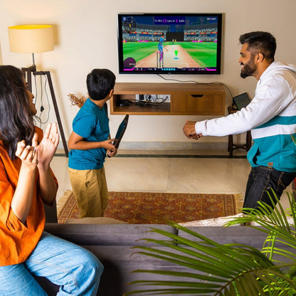 MetaShot Smart Cricket Bat with TV Kit | Motion Gaming Cricket Set for TV & Mobile