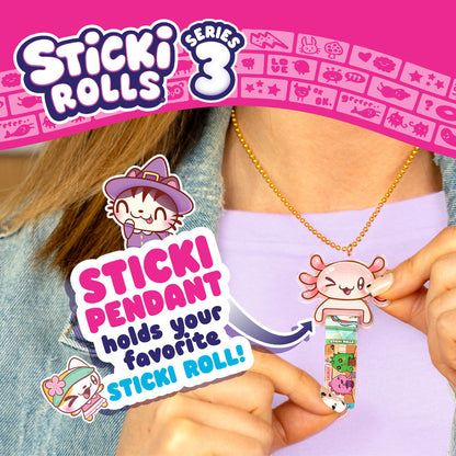 Sticki Rolls Series 3 Pendant & Bracelet - features