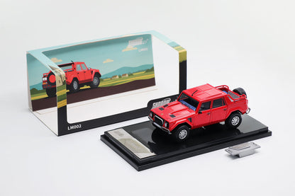 Shadow Pro 1:64 Lamborghini LM002 Diecast Model Car | Premium SUV Collectible Display Edition | 3 Colour Variants