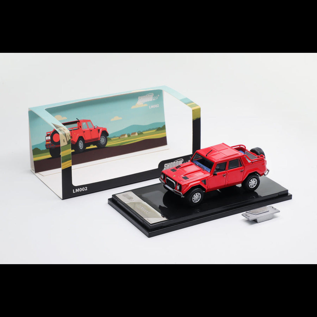 Shadow Pro 1:64 Lamborghini LM002 Diecast Model Car | Premium SUV Collectible Display Edition | 3 Colour Variants