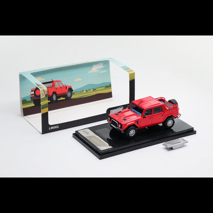 Shadow Pro 1:64 Lamborghini LM002 Diecast Model Car | Premium SUV Collectible Display Edition | 3 Colour Variants