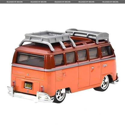 Hot Wheels Premium Boulevard 1967 Volkswagen Samba Bus – 1:64 Diecast Model with Real Riders