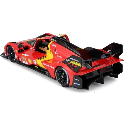 Bburago Racing 1/24 Ferrari 499P 24th LeMans Diecast Car Model for Collectors 14+ Years