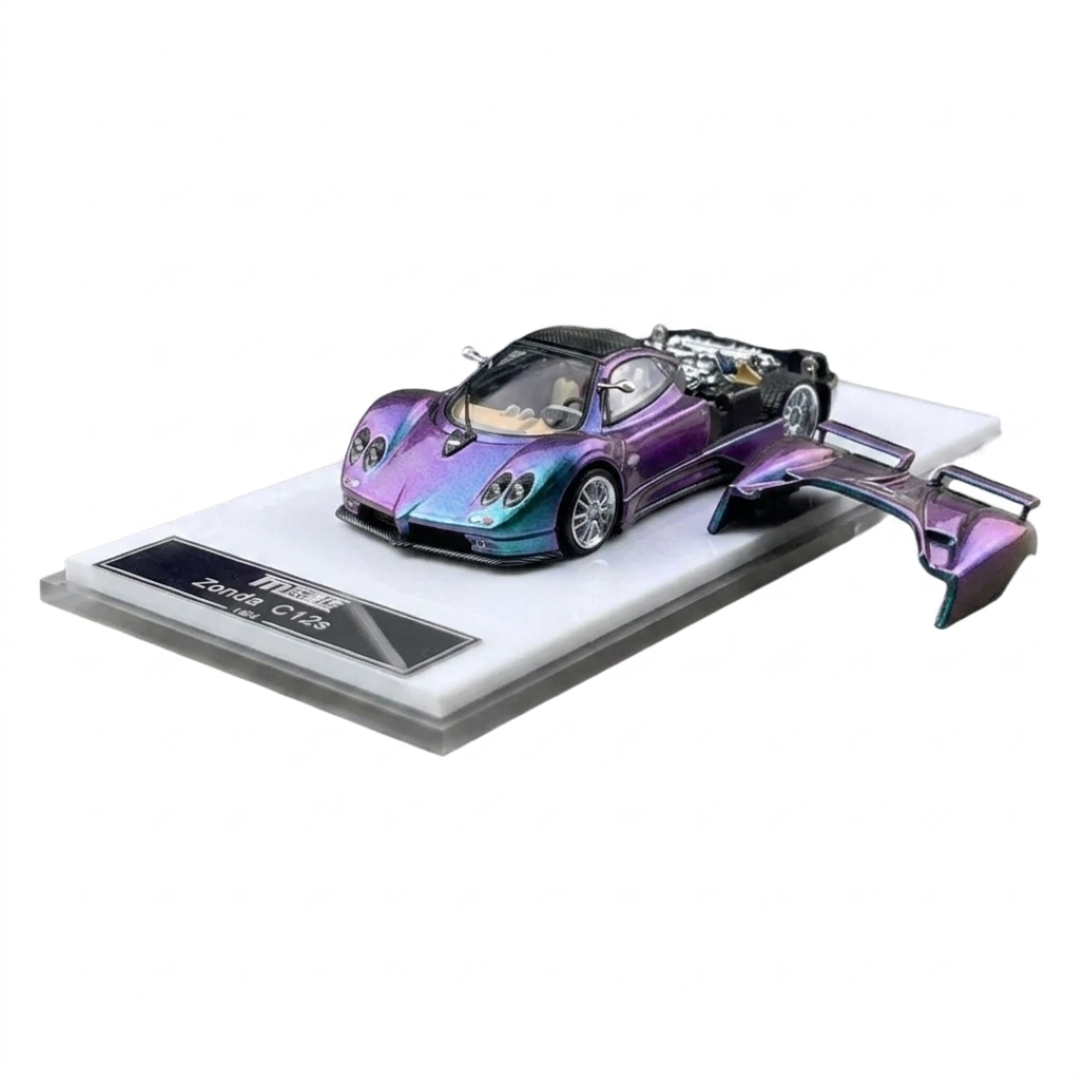 LMF Pagani Zonda C12s – Light Blue | 1:64 Diecast Supercar- 2 Variants