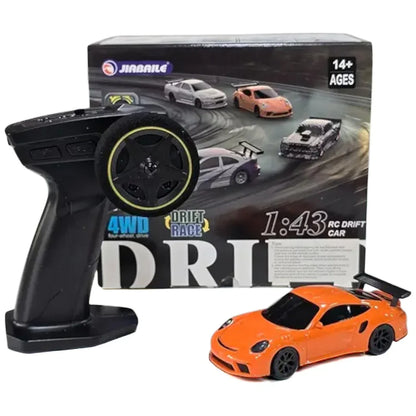 Chassis Model 1:43 RC Drift Race Car 4WD Ready to Go Mini Car Toy With Gyro
