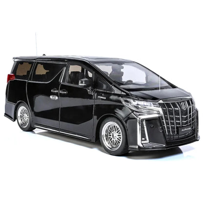 CHE-ZHI 1:18 Toyota Alphard Alloy Metal Diecast Car Openable Door – Pull Back with Sound & Light