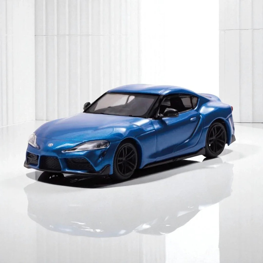 BSC 1:64 Scale Toyota GR Supra A90 Blue Diecast Cat Model - Jaiman Toys