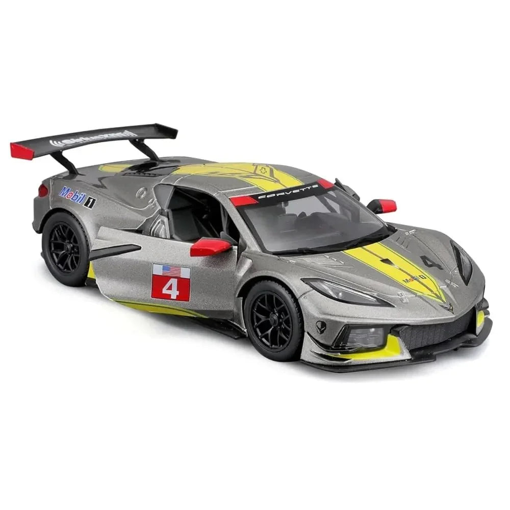 Bburago 1/43 Chevrolet Corvette C8.R Diecast Car Model | Racing Edition | Age 14+ - Jaiman Toys