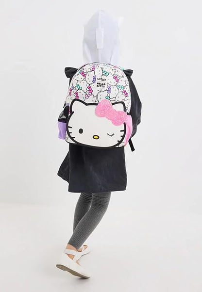 Smiggle Hello Kitty Kids Backpack | Cute Cartoon School Bag with Bow Design