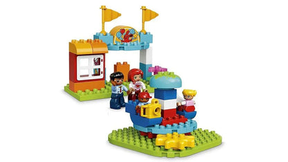 LEGO 10841 Duplo Town Fun Family Fair (61 Pcs) – Educational Building Blocks Set for Kids 2–5 Years