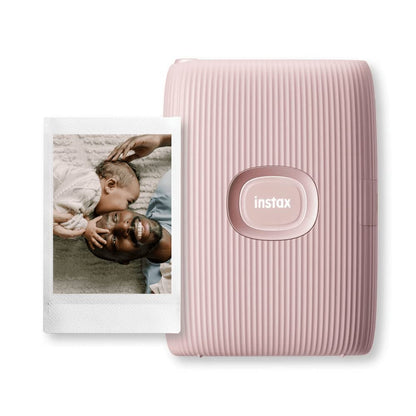 Fujifilm Instax Mini Link 2 Smartphone Printer + 20 Shot Films + 1x Instax Printer Protective PU Leather Case + 1x Instax Photo Storage Box (Mini Link 2, Pink)