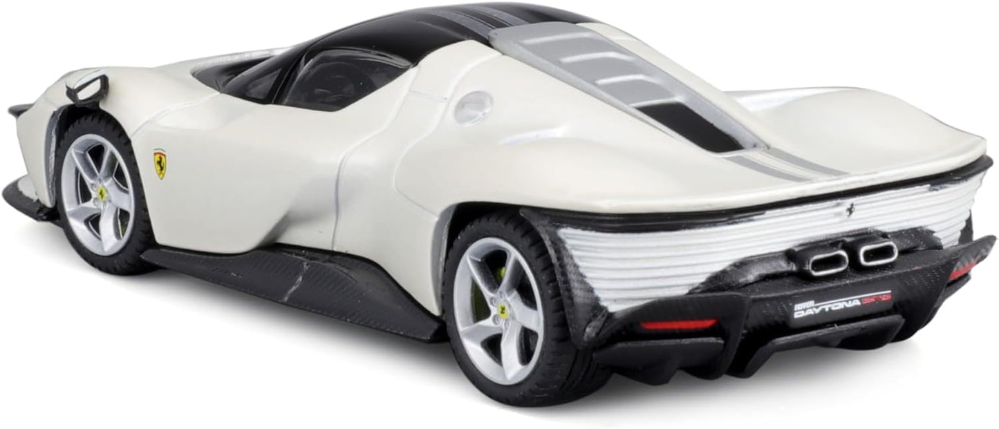 Bburago 1:43 Ferrari Daytona SP3 Diecast Model Car – Collectible Scale Car with Display Base