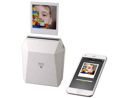 Fujifilm Instax Share SP-3 Square Film Smartphone/Mobile Wireless Instant Photo Printer - White