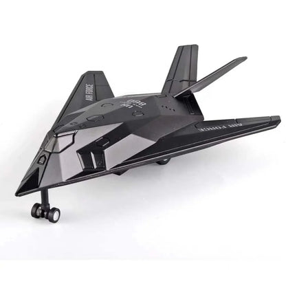 Airplane: 1:400 Scale Stealth Attack Jet Model – Premium Die-Cast Collectible Plane (V22 Type) - Jaiman Toys