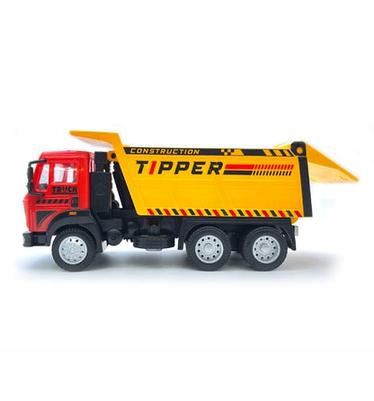 Centy Dig & Build Magna Truck Series Tipper Truck Pull Back Action Toy | Construction Dump Truck for Kids Age 3+ | Red Cab | BGX