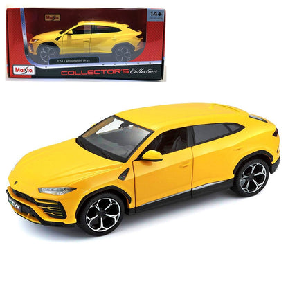 Maisto Metal Diecast Car 1/24 Lamborghini Urus, Yellow