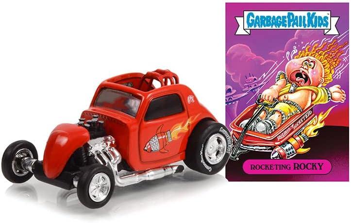 Greenlight Garbage Pail Kids – TOPO Fuel Altered with Rocketing Rocky Sticker (Series 4) 1:64 Scale Die-Cast - Jaiman Toys