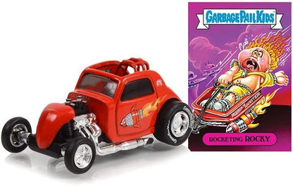 Greenlight Garbage Pail Kids – TOPO Fuel Altered with Rocketing Rocky Sticker (Series 4) 1:64 Scale Die-Cast - Jaiman Toys