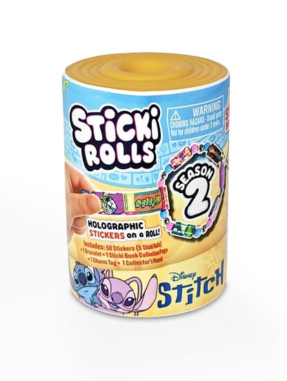 STICKI Rolls Stitch Sticki Capsule Season 2 – Sticker Bracelet Kit | Wearable & Shareable, 50 Holographic Stitch Stickers, Mystery Bracelet, DIY...