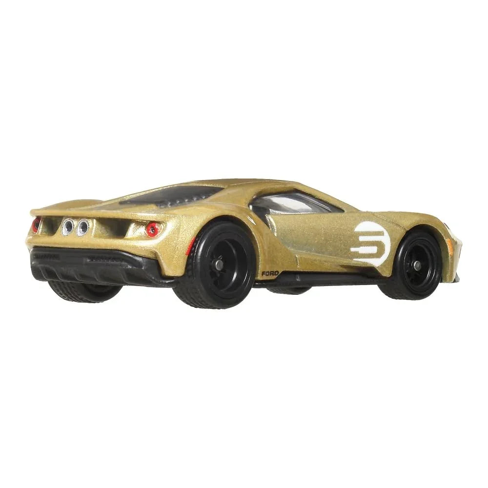 Hot Wheels Boulevard™ '17 Ford GT Yellow 1:64 Premium Die-Cast Car with Real Riders