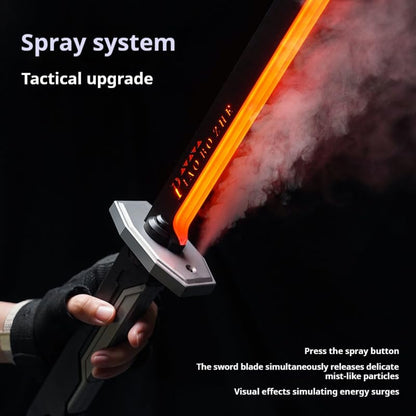 Sparkblade LED Sword with Smoke & Spark Effects – 7-Color Light Katana with Sound FX | Anime Cosplay Prop