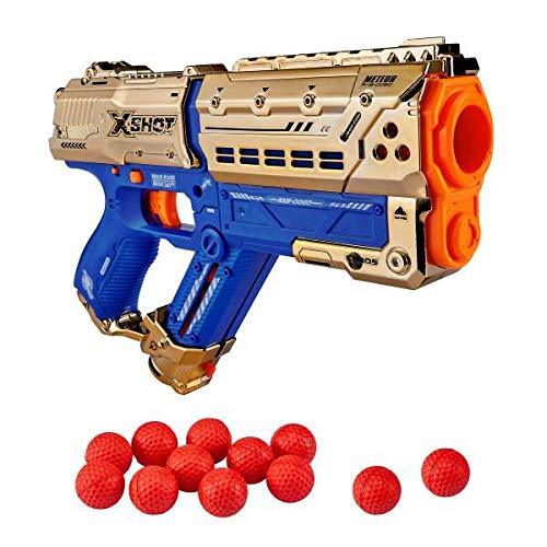 X-Shot Golden Chaos Meteor 2-Pack Foam Blaster Set – High-Performance Dart Guns for Kids 12+