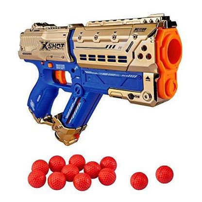 X-Shot Golden Chaos Meteor 2-Pack Foam Blaster Set – High-Performance Dart Guns for Kids 12+