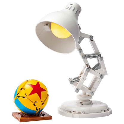 LEGO 21357 Ideas Disney Pixar Luxo Jr. Building Set for Adults – Collectible Pixar Lamp Display Model (613 Pieces)