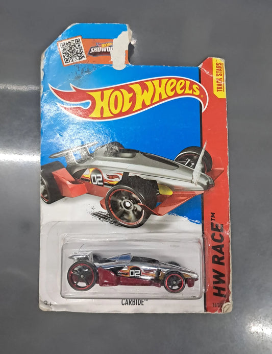 Hot Wheels, 2015 HW Race, Carbide - ( Card Damage ) - Jaiman Toys