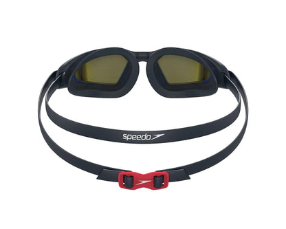 Speedo Hydropulse Mirror Lens Swim Goggles – Unisex Adult Anti-Fog UV Protection Swimming Goggles with Adjustable Dual Strap