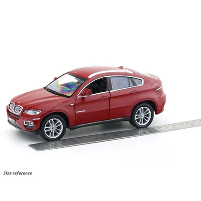 MSZ BMW X6 Diecast SUV Model Car, 1:26 Scale, Red – Collectible Display & Gift for Car Enthusiasts