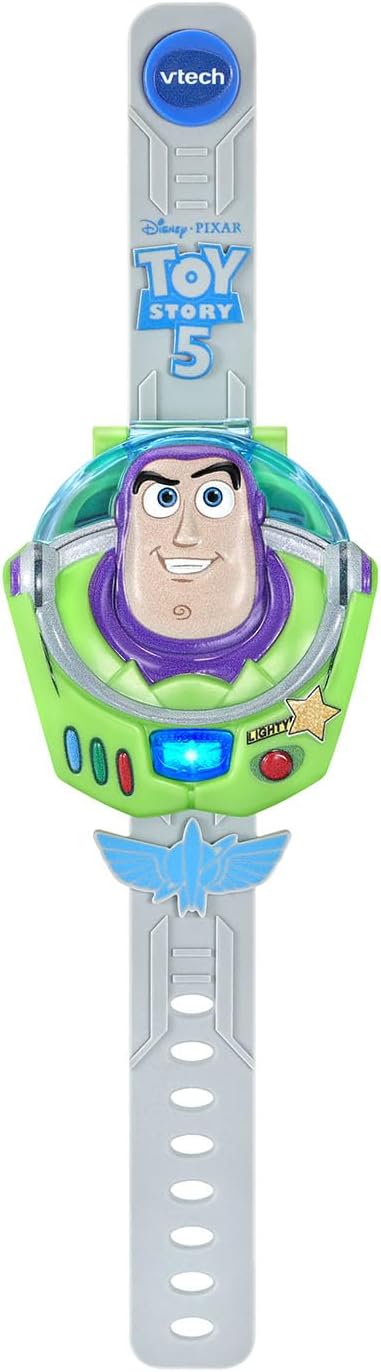 VTech Disney Pixar Toy Story 5 Buzz Lightyear Learning Watch | Interactive Educational Kids Watch with Games, Clock, Timer & Buzz Lightyear Voice