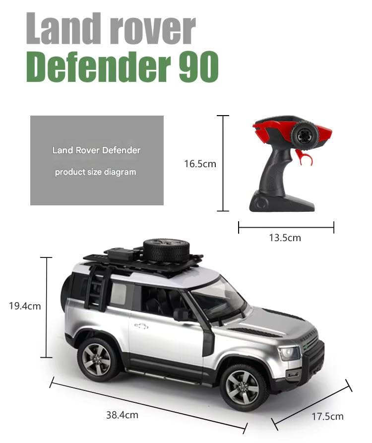 Land Rover Defender 1:12 RC Car – Official Licensed Rechargeable Remote Control