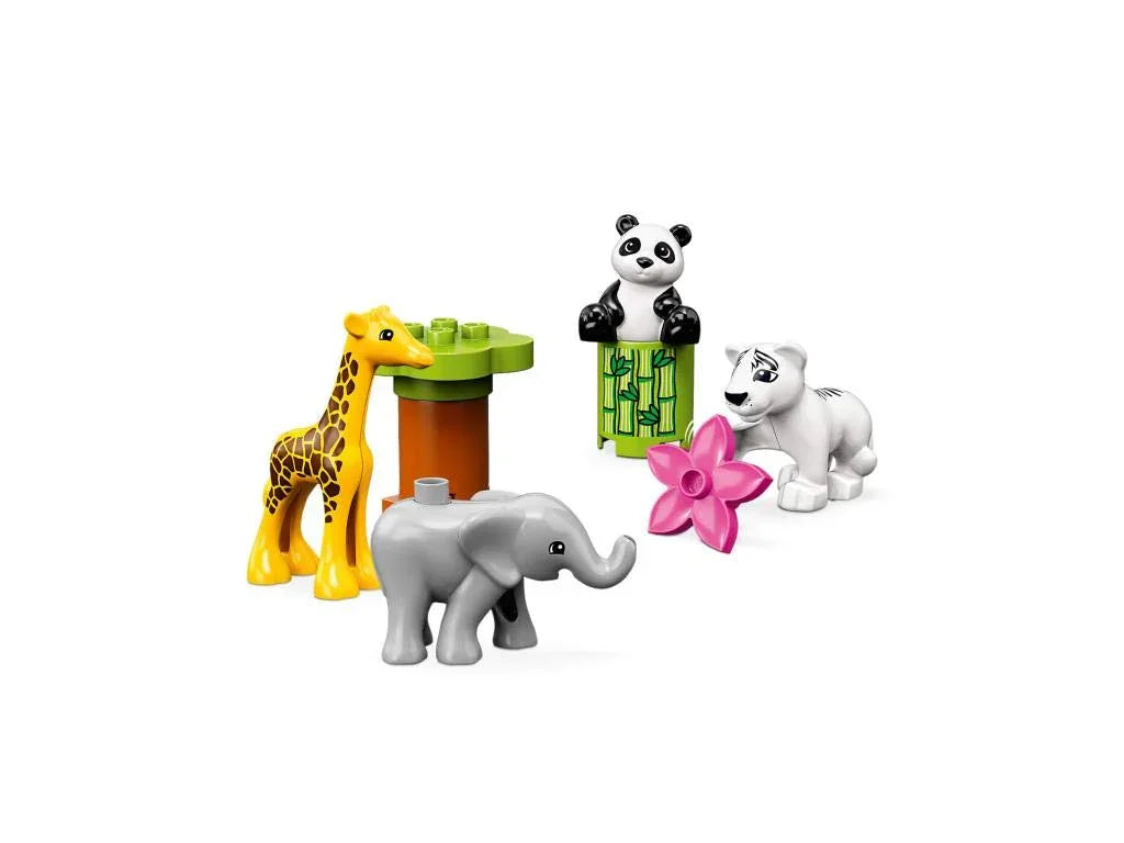 LEGO 10904 Duplo Baby Animals – Educational Building Blocks Set for Toddlers, Animal Learning Toy for Kids 2+ Years