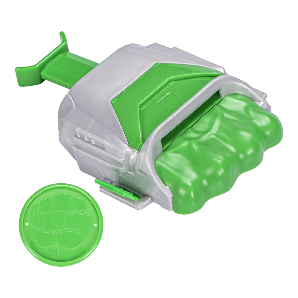 (Damaged Box) Marvel Hulk Gamma Smash Fist Launcher Toy | Super Hero Role Play Blaster for Kids 5+